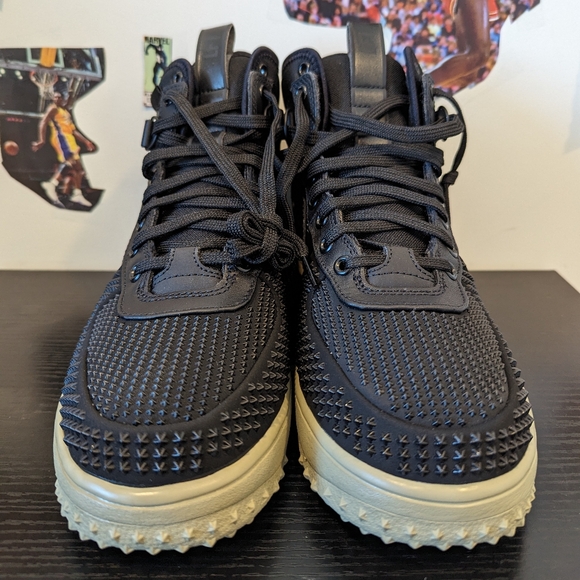 Nike Lunar Force 1 Mid Black Neutral Olive  DZ5320-001 Mens 8.5 - Picture 3 of 7